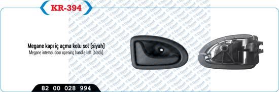 KAYA KR-394 Kapi Ic Acma Kolu Sol Siyah Megane